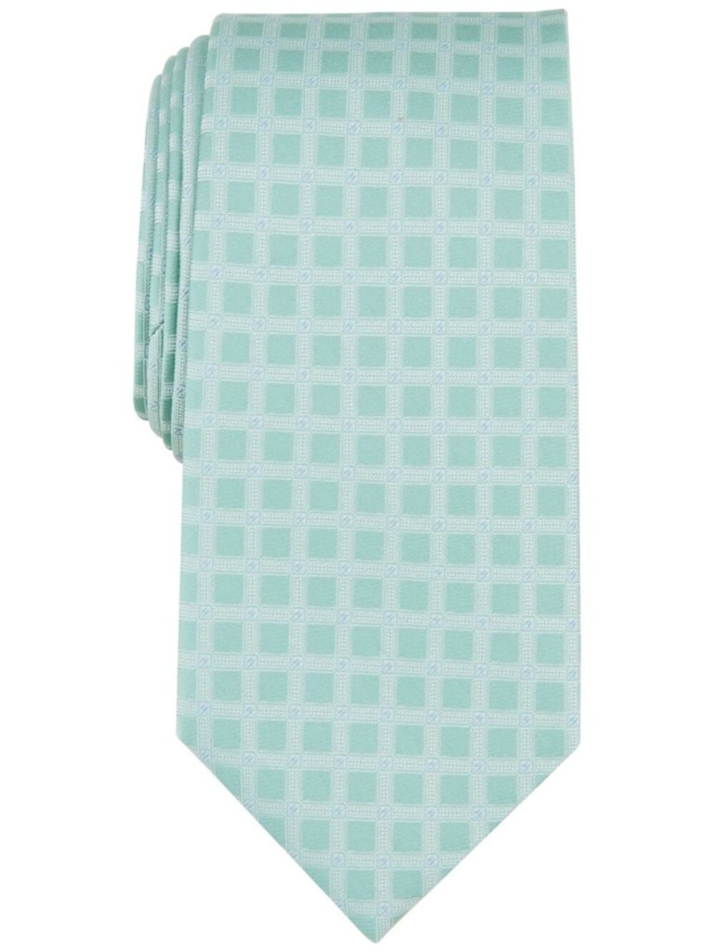 Michael Kors Men's Longboat Grid Tie Green